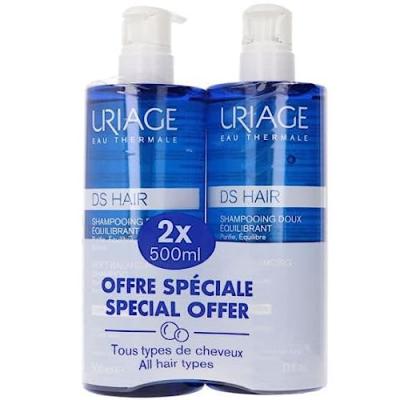 URIAGE Shampooing Doux Equilibrant 2x500ml D.S Hair 