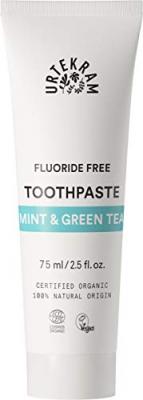 URTEKRAM  Mint & Green Tea Dentifrice &Agrave; La Menthe Au Th&eacute; Vert 75 Ml