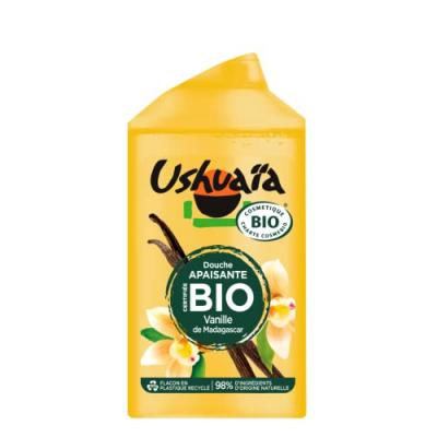 USHUAIA Gel Douche Bio Apaisant Vanille  - Le Flacon De 250ml