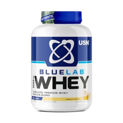 USN  Blue Lab Whey Vanille BLW13 - Bleu et blanc - 2 kgs