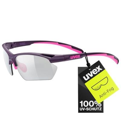 UVEX  Sportstyle 802 V S Sunglasses Noir,Rose Variomatic Smoke/CAT1-3