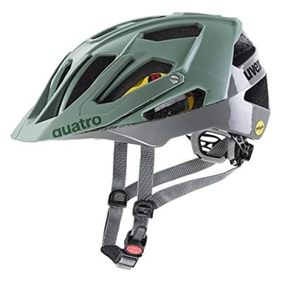 UVEX  - Quatro CC MIPS - Casque de cyclisme taille 52-57 cm, gris