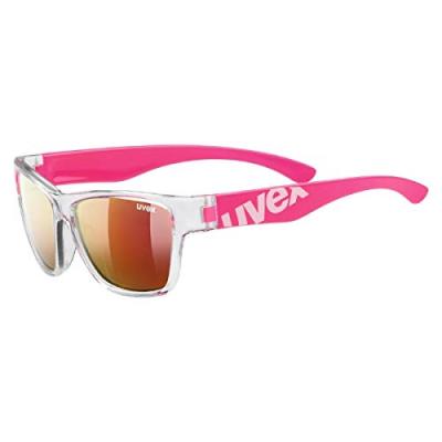  Lunettes de soleil Uvex Sportstyle 508 Rose translucide Miroir Rouge