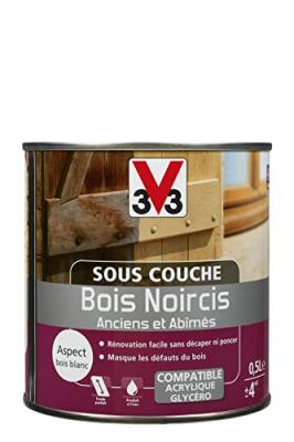 V33 Sous-couche avant lasure  Bois Noircis 0.5L