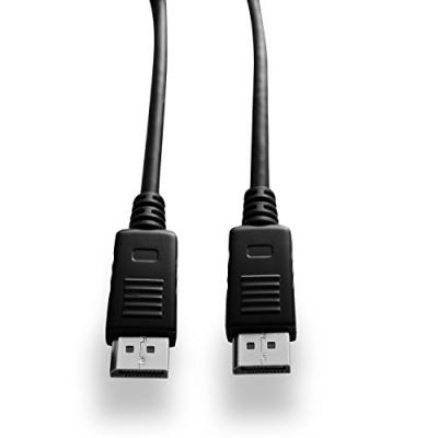 V7 C&acirc;ble Displayport  dp2dp-6ft-blk-1e Noir