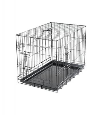 VADIGRAN Cage Transport Chien -  - Pliante - Noir Classique - 78x49x55 cm
