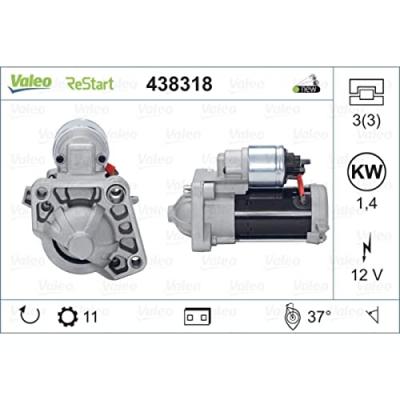 VALEO D&eacute;marreur NEW STOP&START ORIGINAL PART 438318 