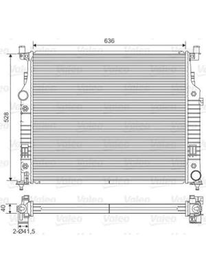 VALEO  - Radiateur refroidissement moteur 701569 - R&eacute;f. 701569