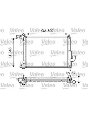 VALEO Radiateur, refroidissement du moteur  732349