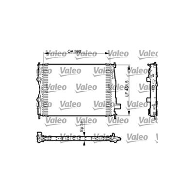 VALEO Radiateur refroidissement du moteur 735380 