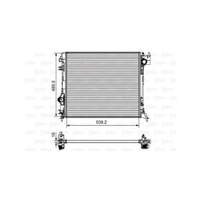 VALEO Radiateur de refroidissement  735625 (X1)