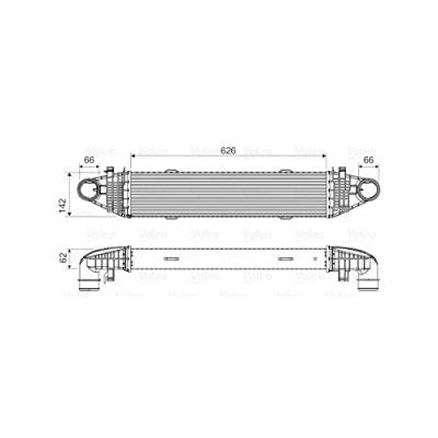VALEO Intercooler refroidisseur d':air de suralimentation 818617 