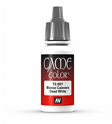 PRINCE AUGUST Vallejo Game Peinture acrylique 17&nbsp;ml Skull White