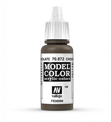 VALLEJO  Peinture acrylique pour mod&eacute;lisme 17 ml marron chocolat