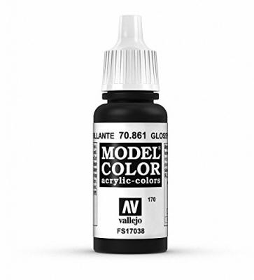 VALLEJO Noir Brillant 170 / 861 Pot De Peinture Acrylique 17ml - Prince August