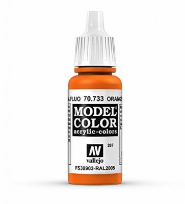 VALLEJO Orange Fluo 207 / 733 Pot De Peinture Acrylique 17ml - Prince Augus