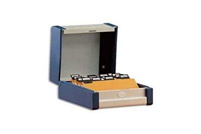 VALR Bo&icirc;te &agrave; fiches Provence Val Rex - format 148x105 - en hauteur - gris