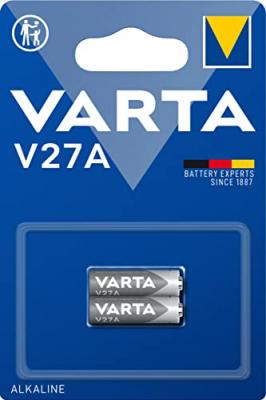 Varta Pack de 2 Piles &Eacute;lectroniques Alcalines V27A LR27 12 V