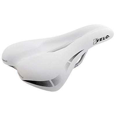 VELO  Wide Channel Saddle Blanc 175 mm