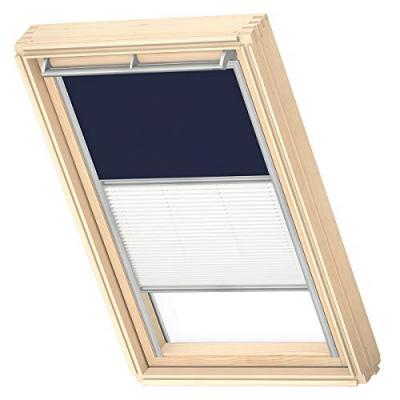 Store occultant duo fen&ecirc;tre de toit Velux DFD SK06 marine
