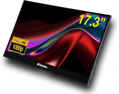 VERBATIM Ecran PC  PMT-17 17.3 LCD FHD Ecran Tactile HDMI USB Noir