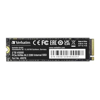 VERBATIM  Vi3000 PCIe NVMe M.2 SSD 2TB 2000 Go PCI Express 3.0