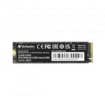VERBATIM  Vi3000 PCIe NVMe M.2 SSD 512GB 512 Go PCI Express 3.0