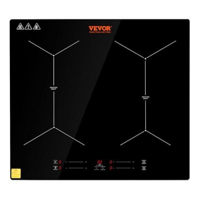 VEVOR Plaque &agrave; Induction -  - Table de Cuisson Encastrable Table de Cuisson Encastrable Vitroc&eacute;ramique 61cm 4 Feux
