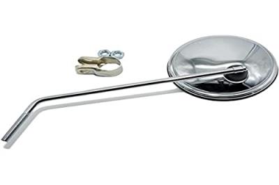 V PARTS Bihr - Retroviseur Chrome A Collier D105mm, M8x125_ Caf&eacute; Racer_Vintage