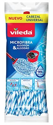 VILEDA  121860 serpill&egrave;re en microfibre et coton
