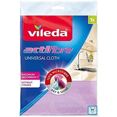 VILEDA  Lavette Actifibre 1 Pi&egrave;ce, L'emballage peut varier