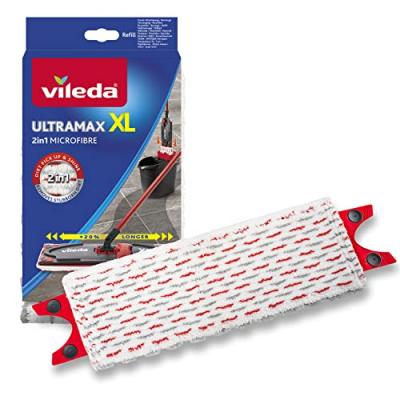 VILEDA Recharge pour vadrouilles 2 en 1  Ultramax / Ultramat Turbo XL
