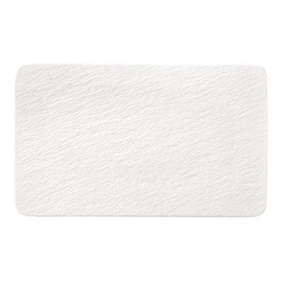 VILLEROY & BOCH Manufacture Rock blanc Assiette multifonction rectangulaire