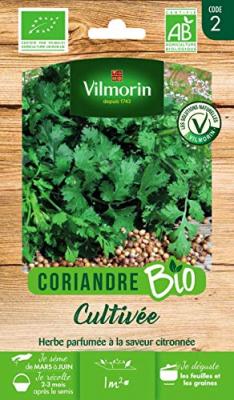 VILMORIN  sachet graines bio coriandre