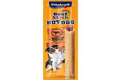 VITAKRAFT  Hot Dog B&acirc;tonnets de b&oelig;uf pour chien 10 paquets