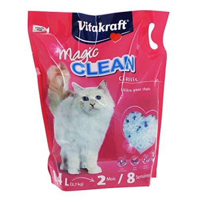VITAKRAFT  Magic Clean - Liti&egrave;re silice 8 semaines pour Chat - 8,4L