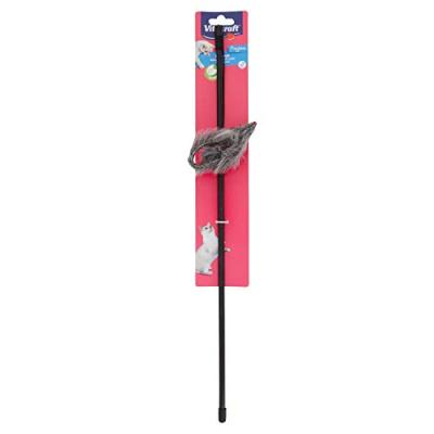 VITAKRAFT  Canne &Agrave; P&ecirc;che Avec Souris Pour Chats 50 Cm