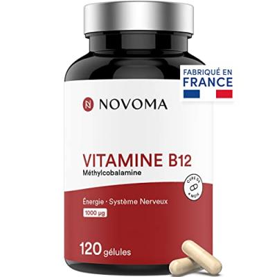 NOVOMA Compl&eacute;ment alimentaire Vitamine B12 - 120 g&eacute;lules Nutrivita - blanc/rouge - TU