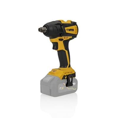 VITO Visseuse &agrave; choc 20V Couple max 300 Nm Porte-outils 1/2 Chargeur et batterie lithium non inclus