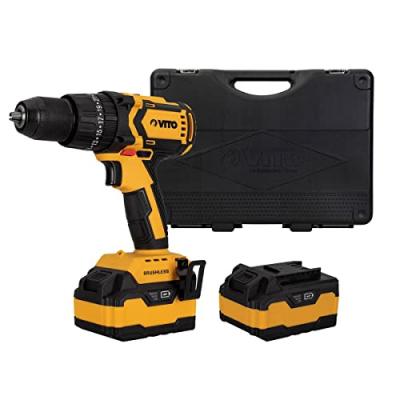 VITO Perceuse sans fil  20V + 2 batteries Lithium 4Ah