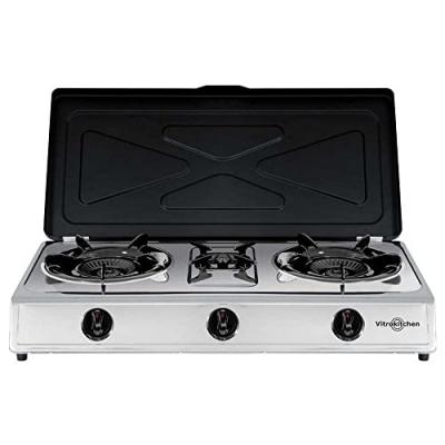 VITROKITCHEN  Hornillo Gas Ciclon 3f Inox ano - 360IB