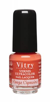 VITRY  Vernis &agrave; Ongles N&deg;68 Rouge Capucine 4ml
