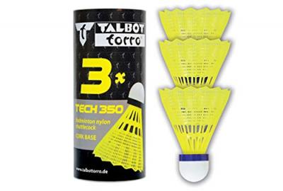 TALBOT TORRO Volants de badminton TECH 350, jupe: jaune, vitesse: bleu/moyen