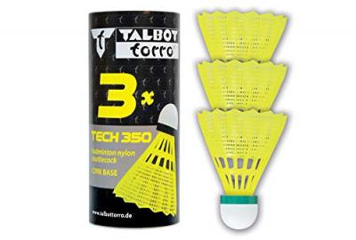 TALBOT TORRO Volants de badminton TECH 350, jupe: jaune, vitesse: vert/lent