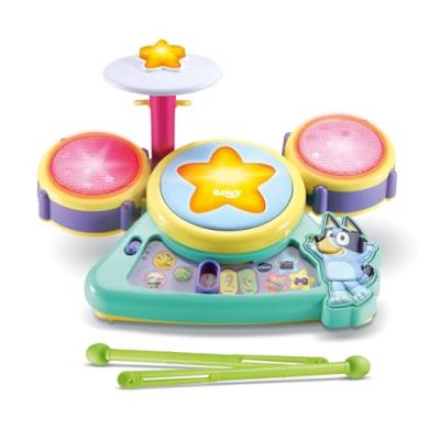 VTECH Jeu &eacute;ducatif musical  Bluey La batterie interactive