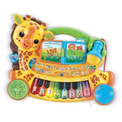 VTECH BABY Jouet musical d'&eacute;veil  Jungle Rock Mon piano girafe