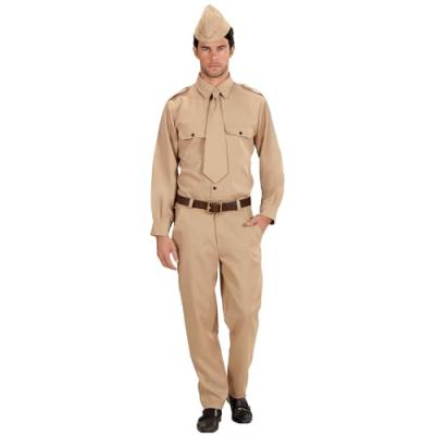 GENERIQUE D&eacute;guisement soldat am&eacute;ricain adulte Medium
