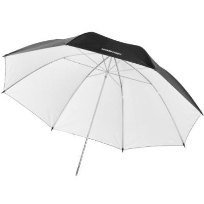 WALIMEX  Pro Reflex Umbrella 84 Cm Noir,Argent&eacute;