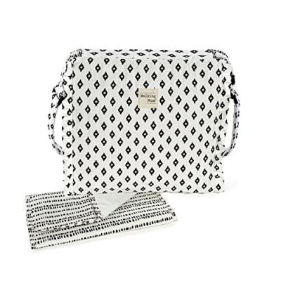 WALKING MUM  Sac de rangement Boho Chic blanc. Couleur: Blanc