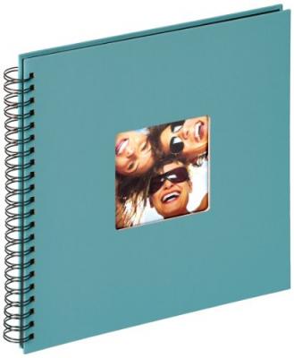 WALTHER  Fun petrol Spiral 30x30 50 schwarze Seiten SA110K